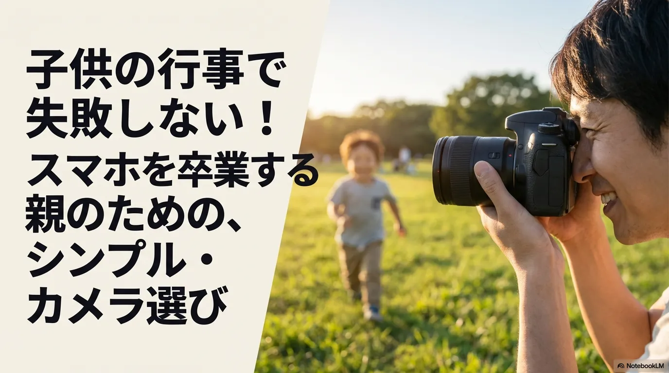 子供の行事で失敗しない！スマホを卒業する親のための、シンプル・カメラ選び